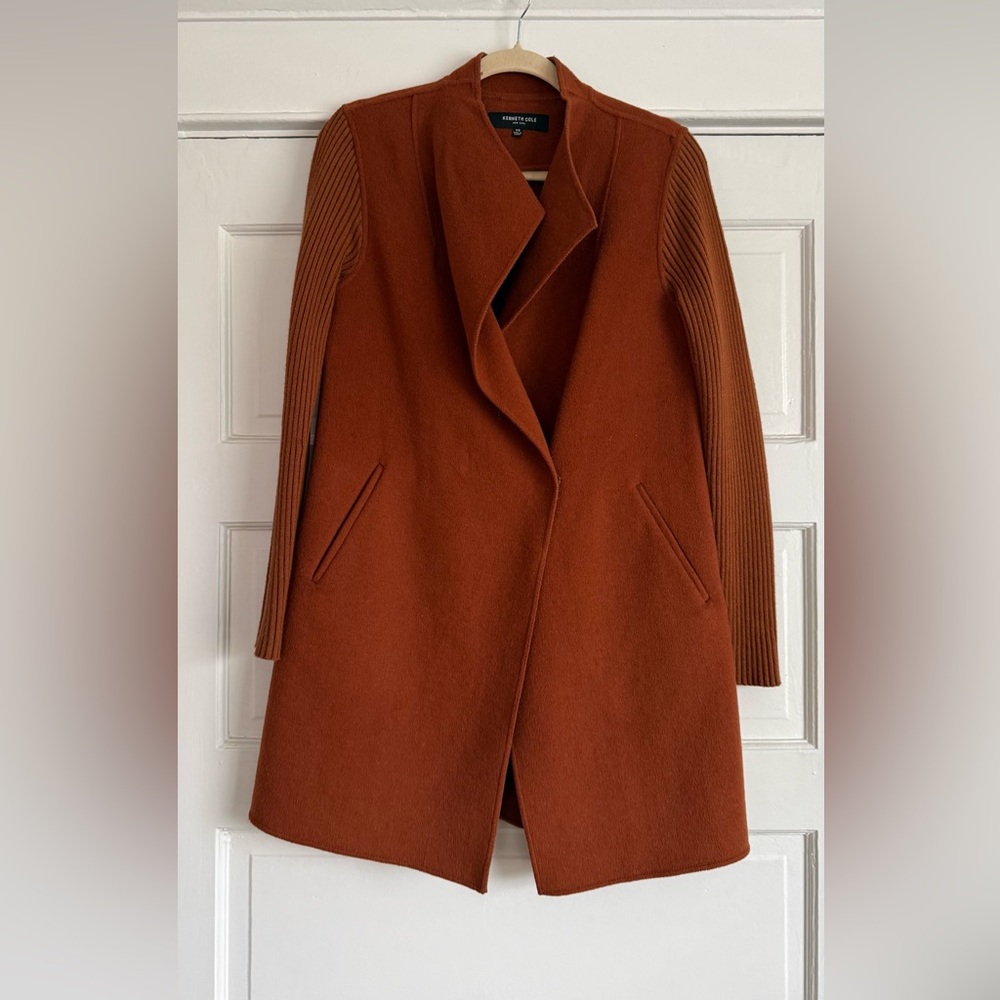 Kenneth Cole Burnt Orange Coat